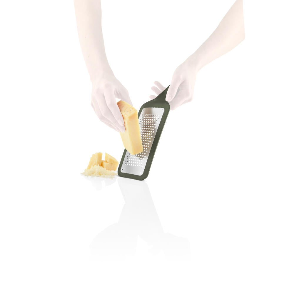 Eva Solo kitchen grater Green tools medium, stainless steel, rubber, plastic, green, 26 cm, 531538