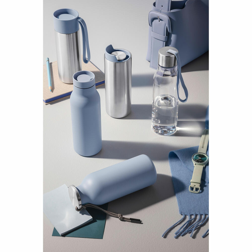 Eva Solo Urban Isolierflasche Blue Sky, Trinkflasche, Wasserflasche, Iso Flasche, Edelstahl / Kunststoff, 500 ml, 575027