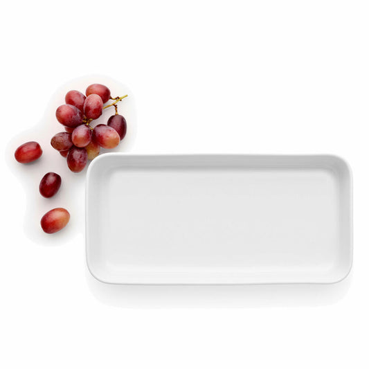 Eva Solo Legio Nova serving dish, serving bowl, serving plate, porcelain, white, 24 x 12 cm, 887293