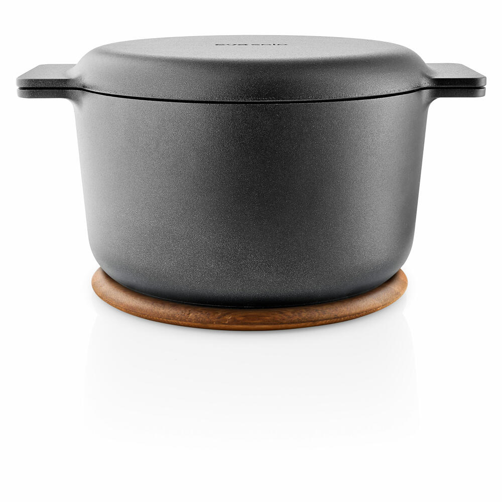 Eva Solo Magnetischer Untersetzer Nordic Kitchen, Edelstahl, Bambus, Braun, 18.5 cm, 520450