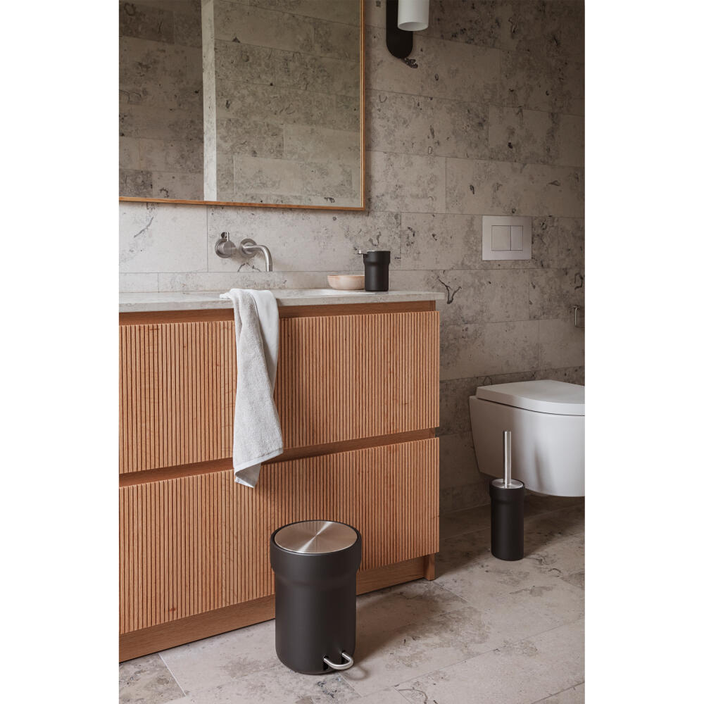 Eva Solo Soap Dispenser Citadel, Dosing Dispenser, Stainless Steel, Plastic, Black, 12 cm, 537796