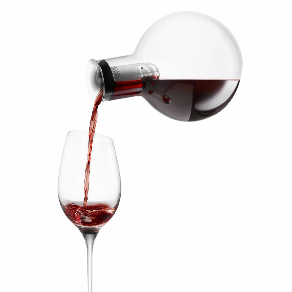 Eva Solo Dekantierkaraffe, Dekanter, Glaskaraffe, Glas, Karaffe, Transparent, 0.75 L, 567474