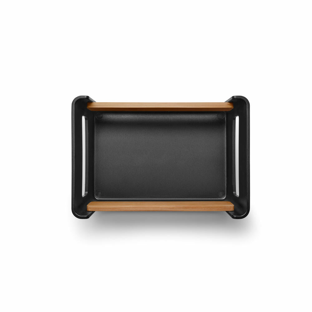 Eva Solo storage box Nordic Kitchen, bamboo, plastic, black, 26 x 18 cm, 520445