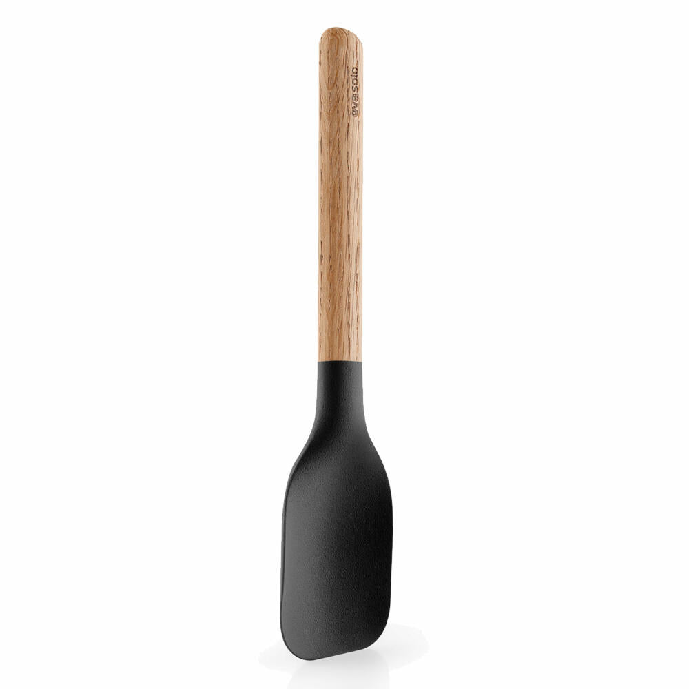 Eva Solo Nordic kitchen Rührlöffel, Kochlöffel, Löffel, Saucenlöffel, Topflöffel, Holz/Silikon, Schwarz, L 27 cm, 530460