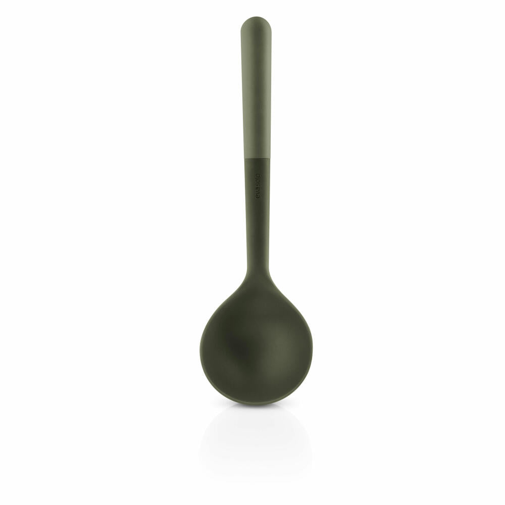 Eva Solo Green tool Schöpflöffel, Schöpfkelle, Suppenkelle, Kelle, Suppenlöffel, Kunststoff / Silikon, Grün, 29.4 cm, 531535