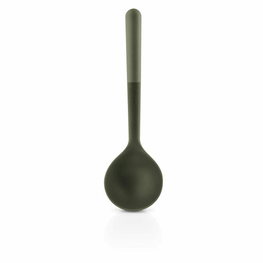 Eva Solo Green tool Schöpflöffel, Schöpfkelle, Suppenkelle, Kelle, Suppenlöffel, Kunststoff / Silikon, Grün, 29.4 cm, 531535
