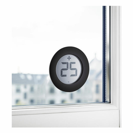 Eva Solo Digital Outdoor Thermometer, Thermometer, Temperature Display, Plastic/Stainless Steel, Ø 8.5cm, 567768