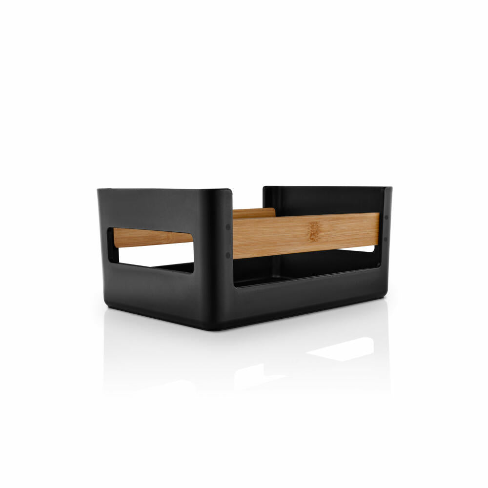 Eva Solo storage box Nordic Kitchen, bamboo, plastic, black, 26 x 18 cm, 520445