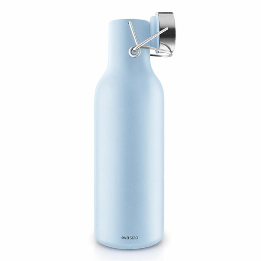 Eva Solo Cool Insulated Bottle Soft Blue, Bottle, Insulated Bottle, Stainless Steel, Plastic, Silicone, Light Blue, 700 ml, 567096