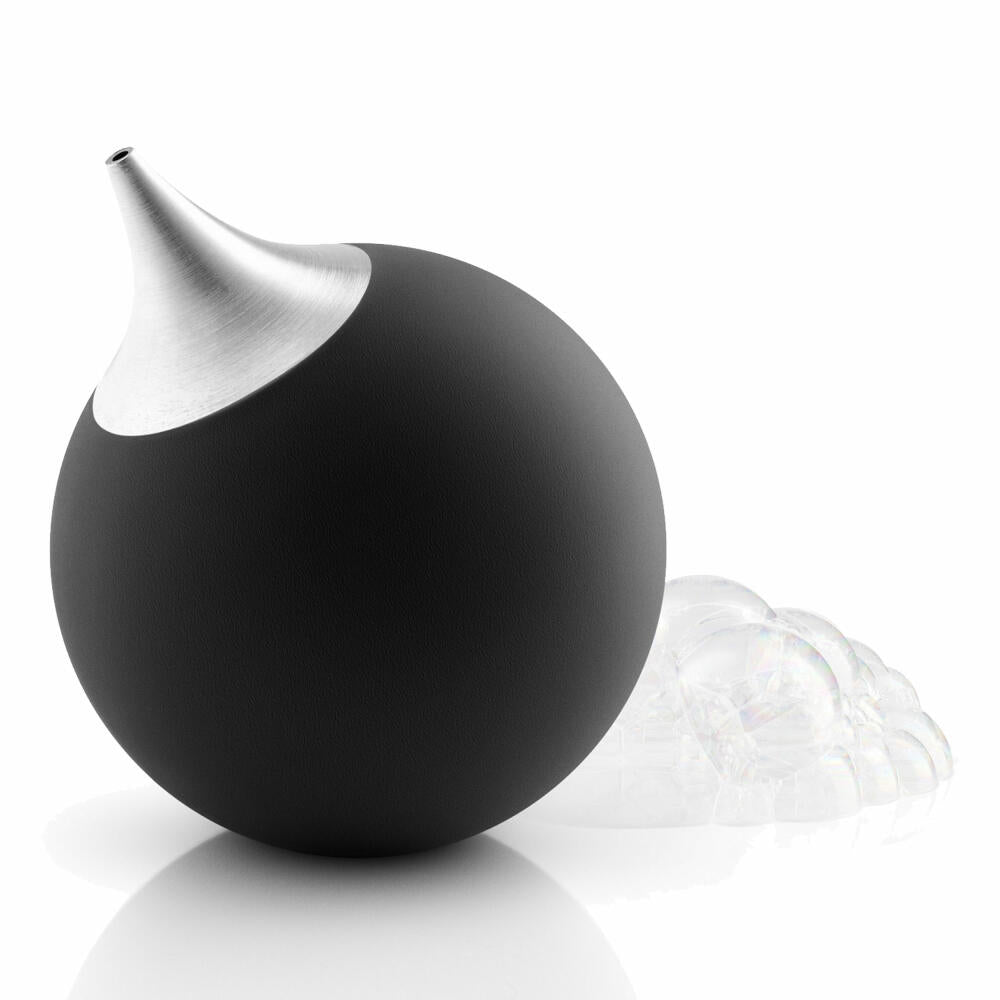 Eva Solo soap dispenser, liquid soap dispenser, soap dispenser, silicone/plastic/stainless steel, black, 150 ml, 530672