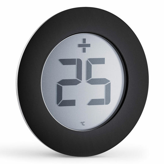 Eva Solo Digital Outdoor Thermometer, Thermometer, Temperature Display, Plastic/Stainless Steel, Ø 8.5cm, 567768