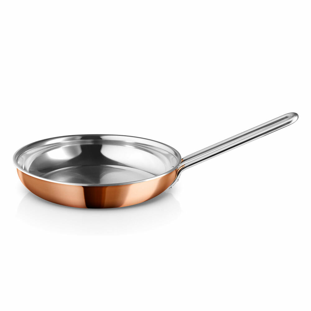 Eva Solo frying pan, pan, stew pan, vegetable pan, steak pan, fish pan, cooking, copper/stainless steel, Ø 24 cm, 271010