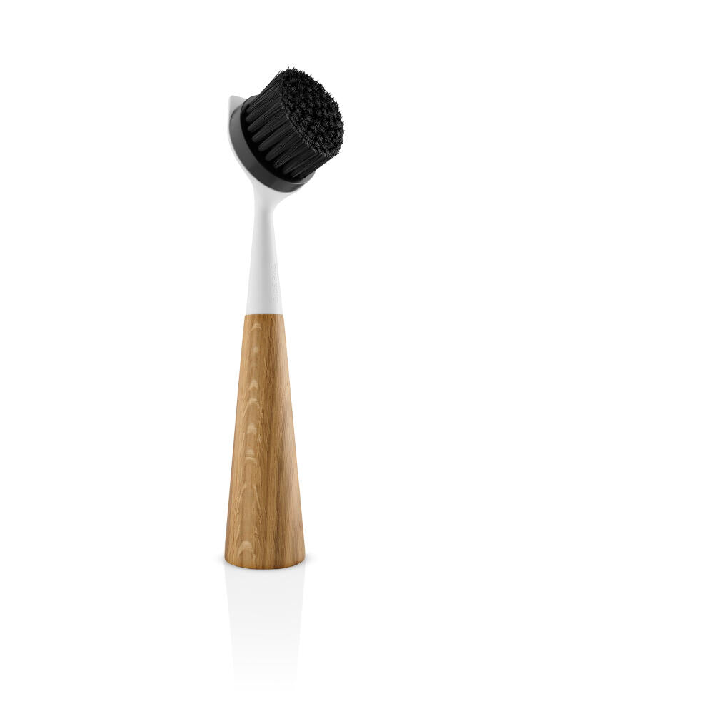 Eva Solo Dishwashing Brush Oak Nylon, Dish Brush, Oak, Plastic, White, 23 cm, 530701