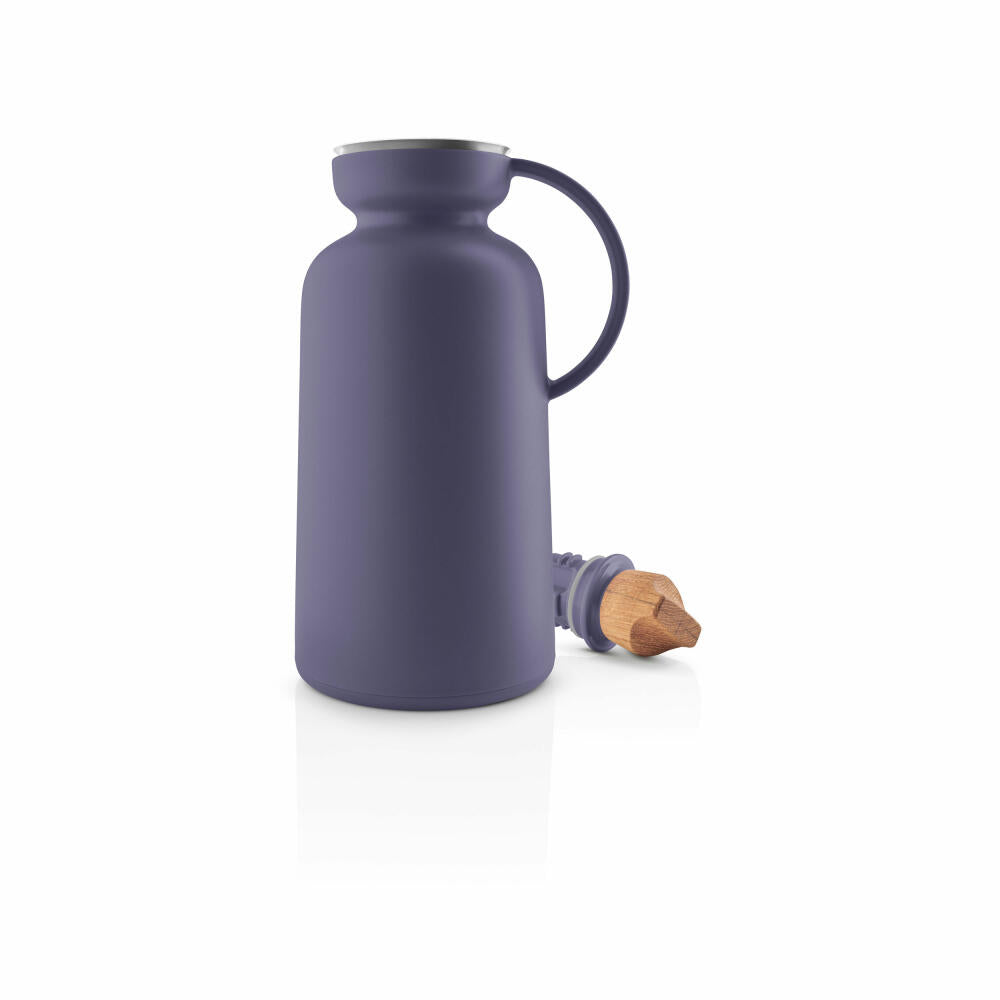 Eva Solo Silhouette Insulated Jug, Coffee Pot, Teapot, Thermos Jug, Jug, Violet Blue, 1 L, 502874