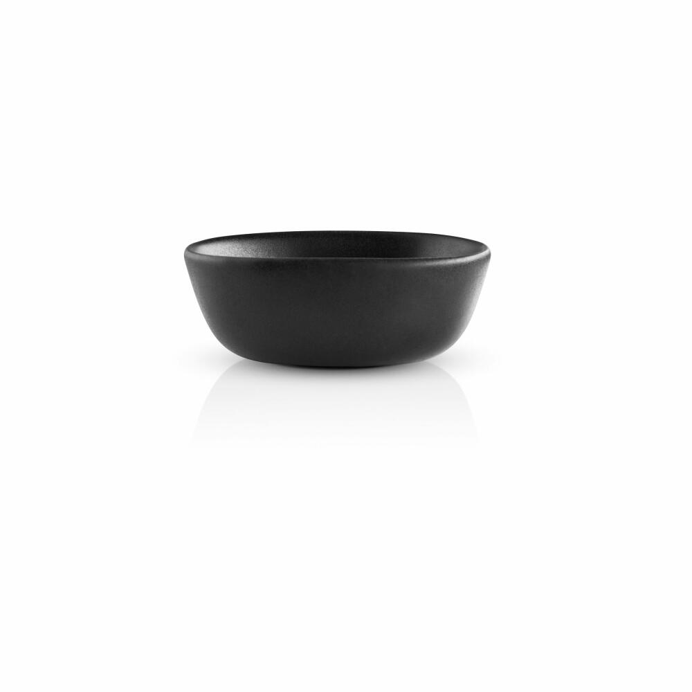 Eva Solo Nordic kitchen Sojaschüssel, Kleine Schüssel, Schale, Dipschale, Snackschale, Steinzeug, Black / Schwarz, 100 ml, 512703