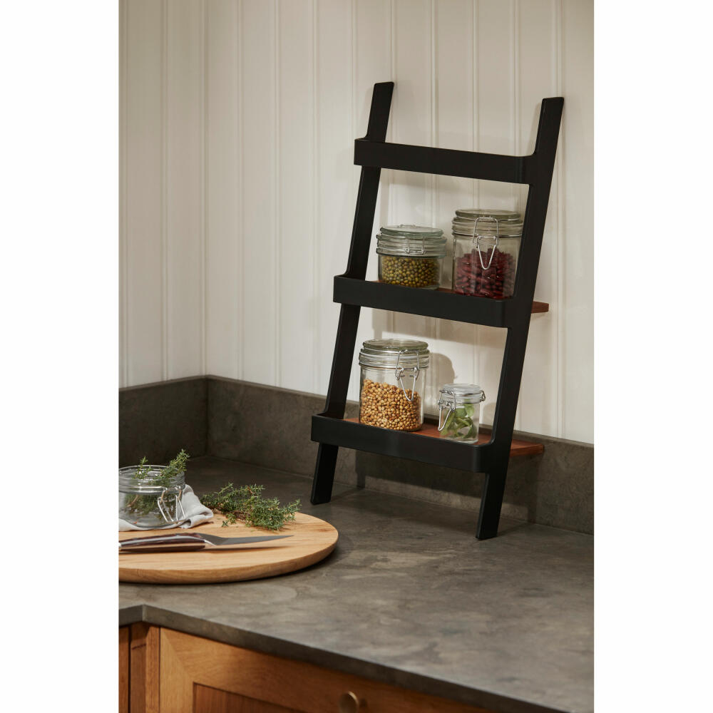 Eva Solo Mini-Küchenregal Nordic Kitchen, Bambus, Kunststoff, Black, 50 cm, 520444