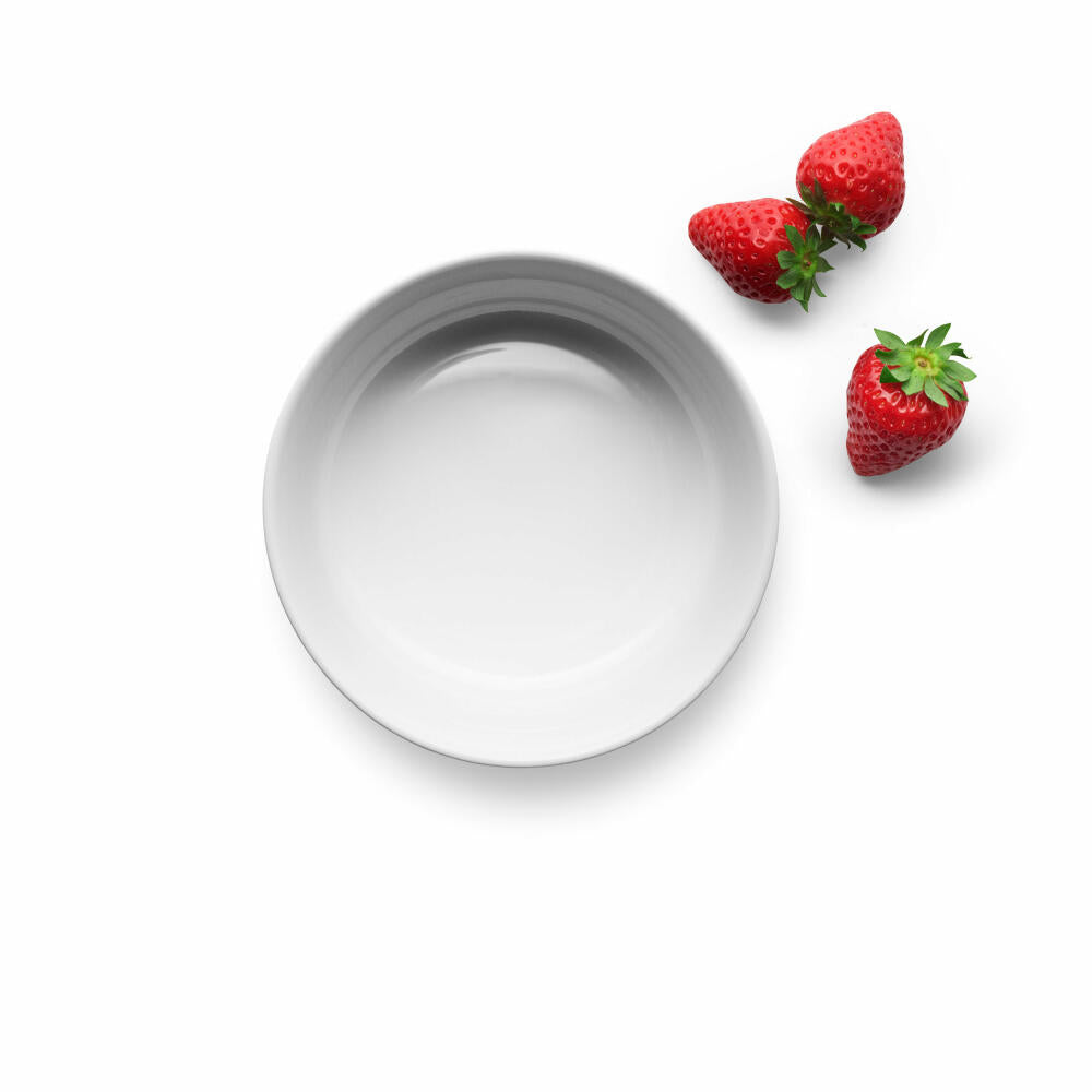 Eva Solo Legio Nova Schale White, Schüssel, Müslischale, Salatschale, Porzellan, Weiß, 500 ml, Ø 13 cm, 887410