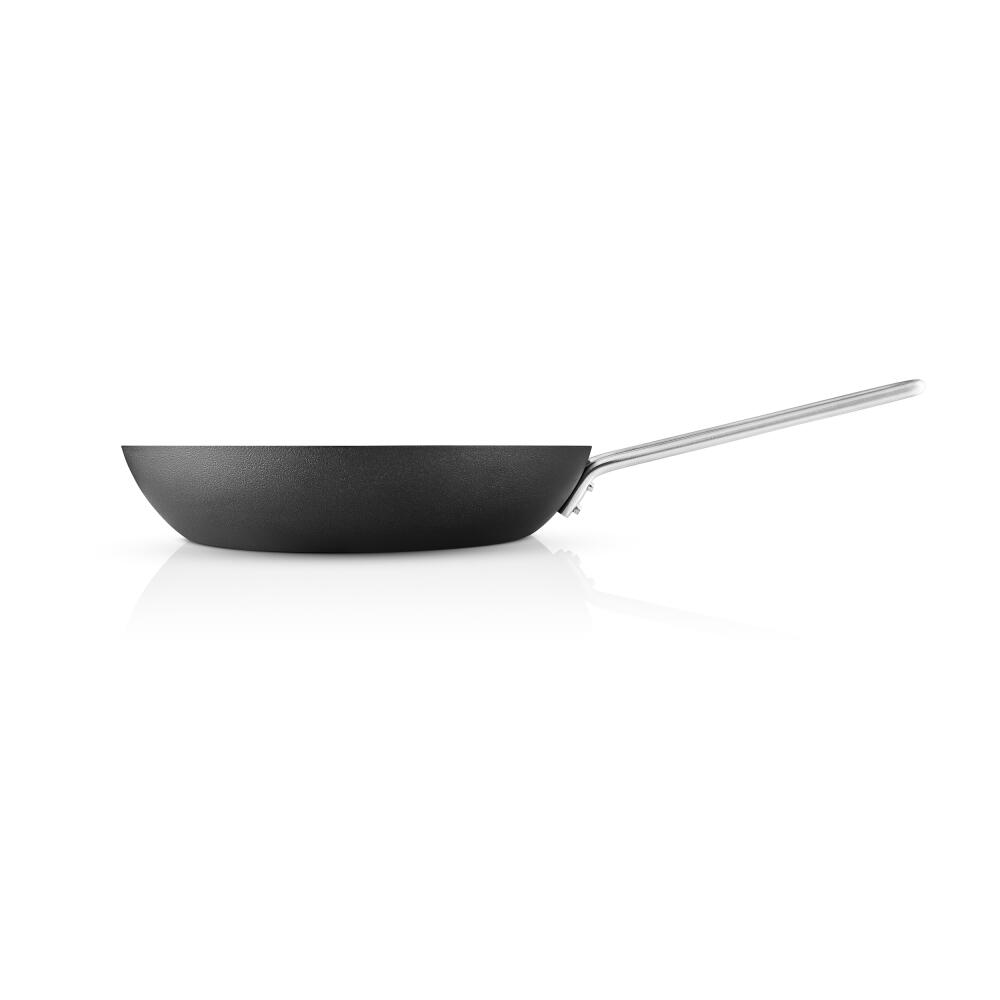 Eva Trio Professional Bratpfanne, Pfanne, Induktionsgeeignet, Aluminium, Edelstahl, Keramik Beschichtung, Black, 28 cm, 204828