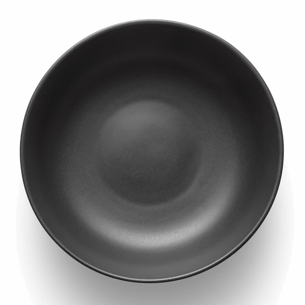 Eva Solo Nordic kitchen Schale, Schüssel, Salatschale, Feinsteinzeug, Schwarz, Ø 28 cm, 3.2 L, 502785