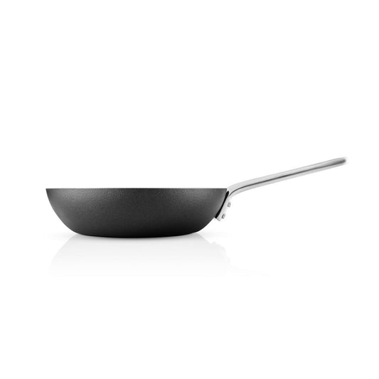 Eva Trio Professional Bratpfanne, Pfanne, Induktionsgeeignet, Aluminium, Edelstahl, Keramik Beschichtung, Black, 20 cm, 204820