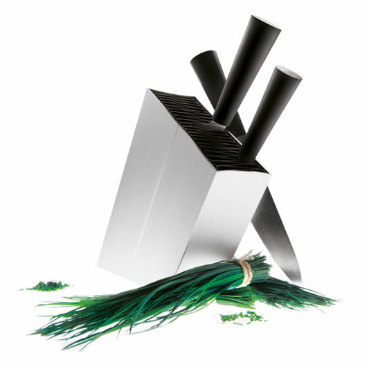 Eva Solo Messerblock schräg, Messeraufbewahrung, Kochzubehör, Kochen, Aluminium, H: 31 cm, 515280