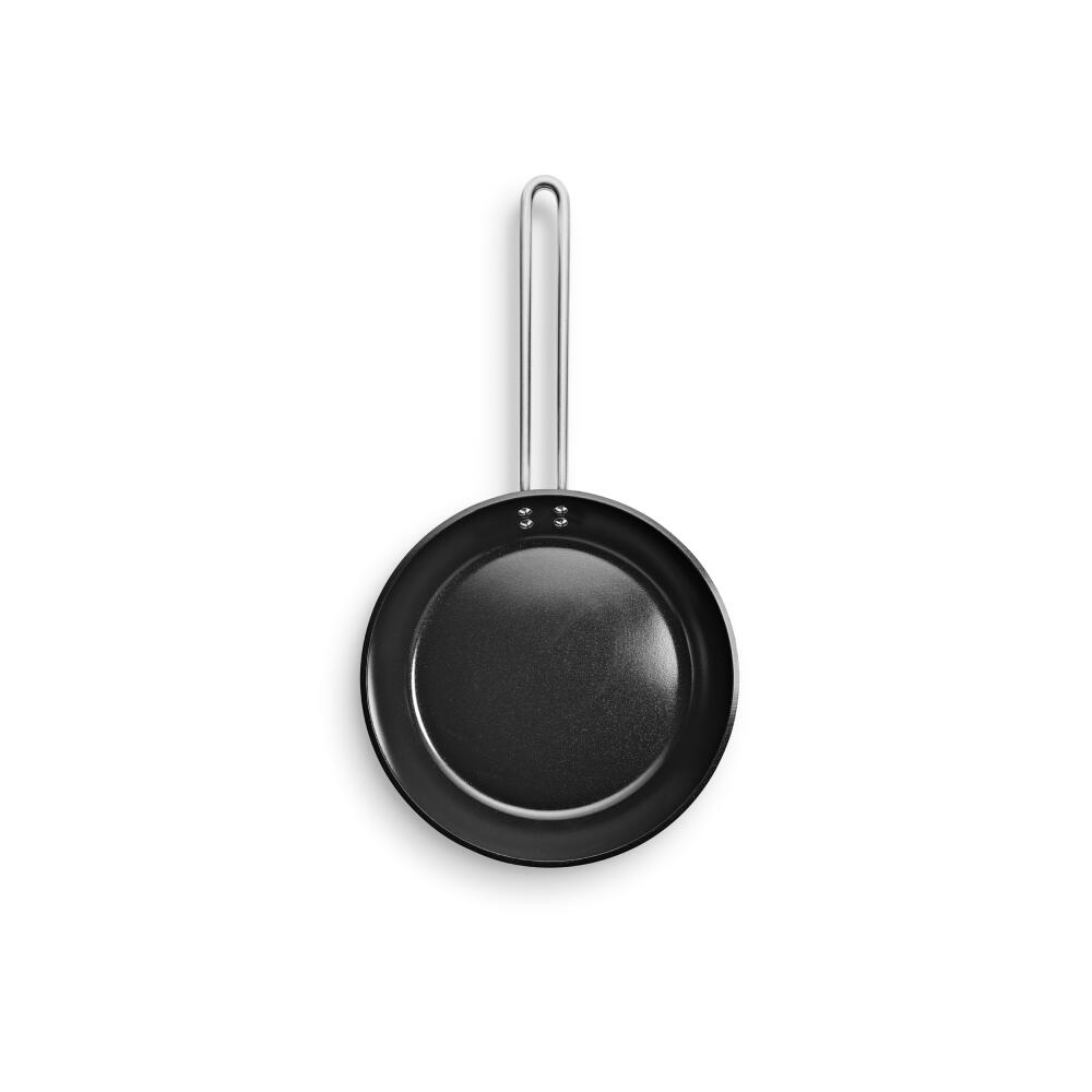 Eva Trio Professional Bratpfanne, Pfanne, Induktionsgeeignet, Aluminium, Edelstahl, Keramik Beschichtung, Black, 28 cm, 204828