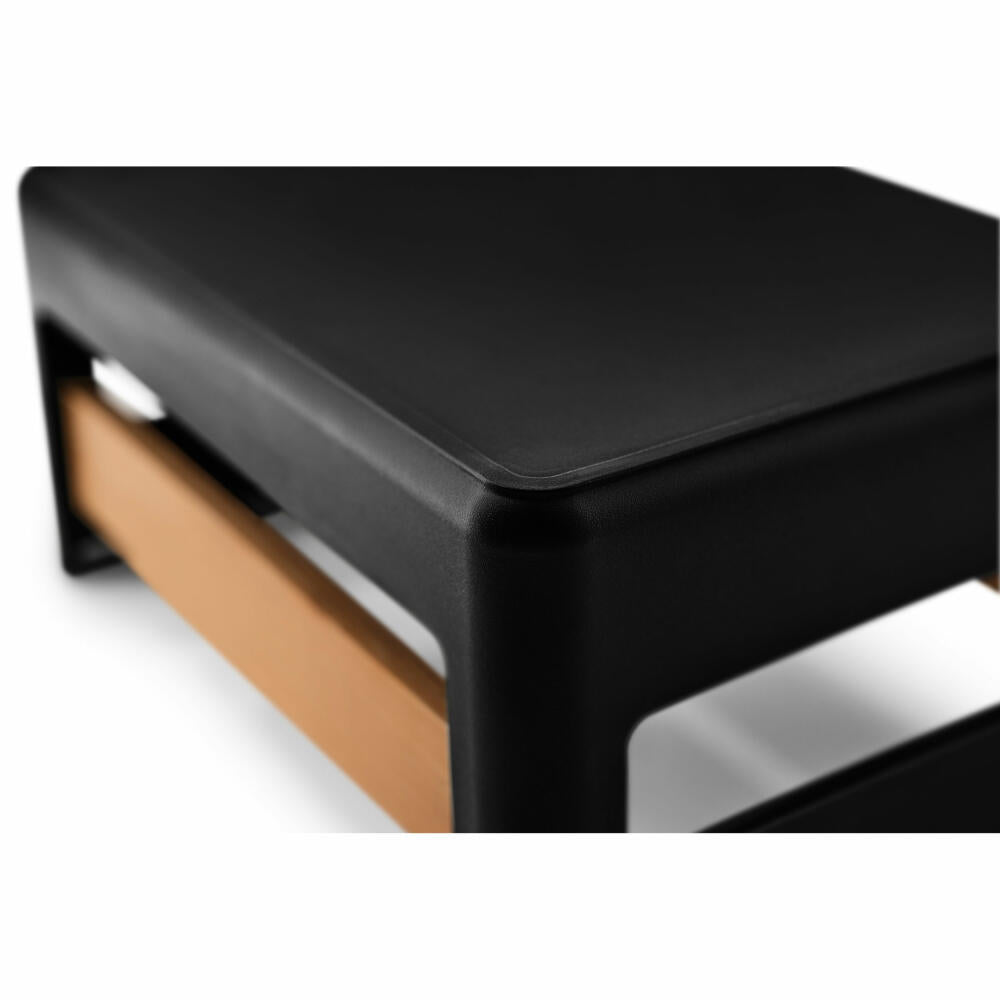 Eva Solo storage box Nordic Kitchen, bamboo, plastic, black, 26 x 18 cm, 520445