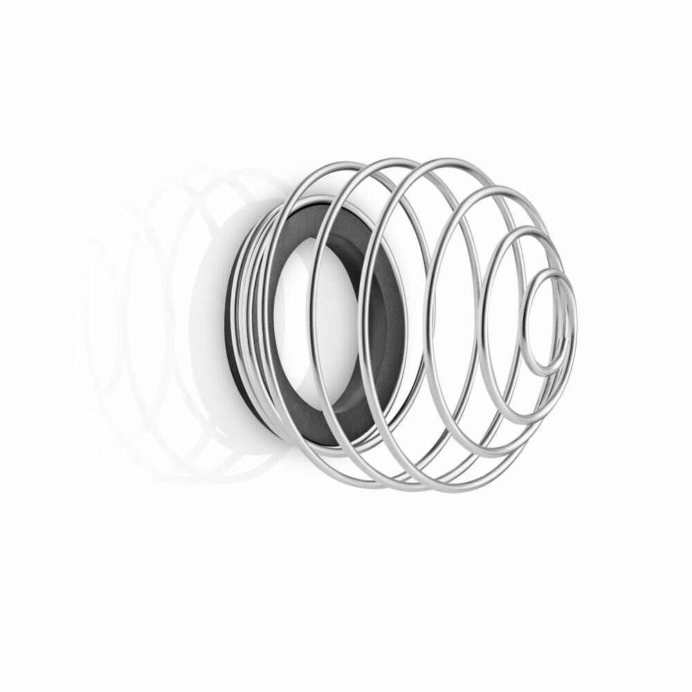 Eva Solo Meisenknödelhalter für Fenster, Vogelfutterspender, Edelstahl, Stainless Steel, 571017