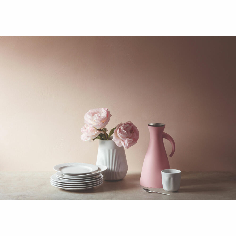 Eva Solo Insulated Jug Rose Quartz, Coffee Pot, Teapot, Jug, Stainless Steel, Glass, Plastic, Pink, 1 L, 502833