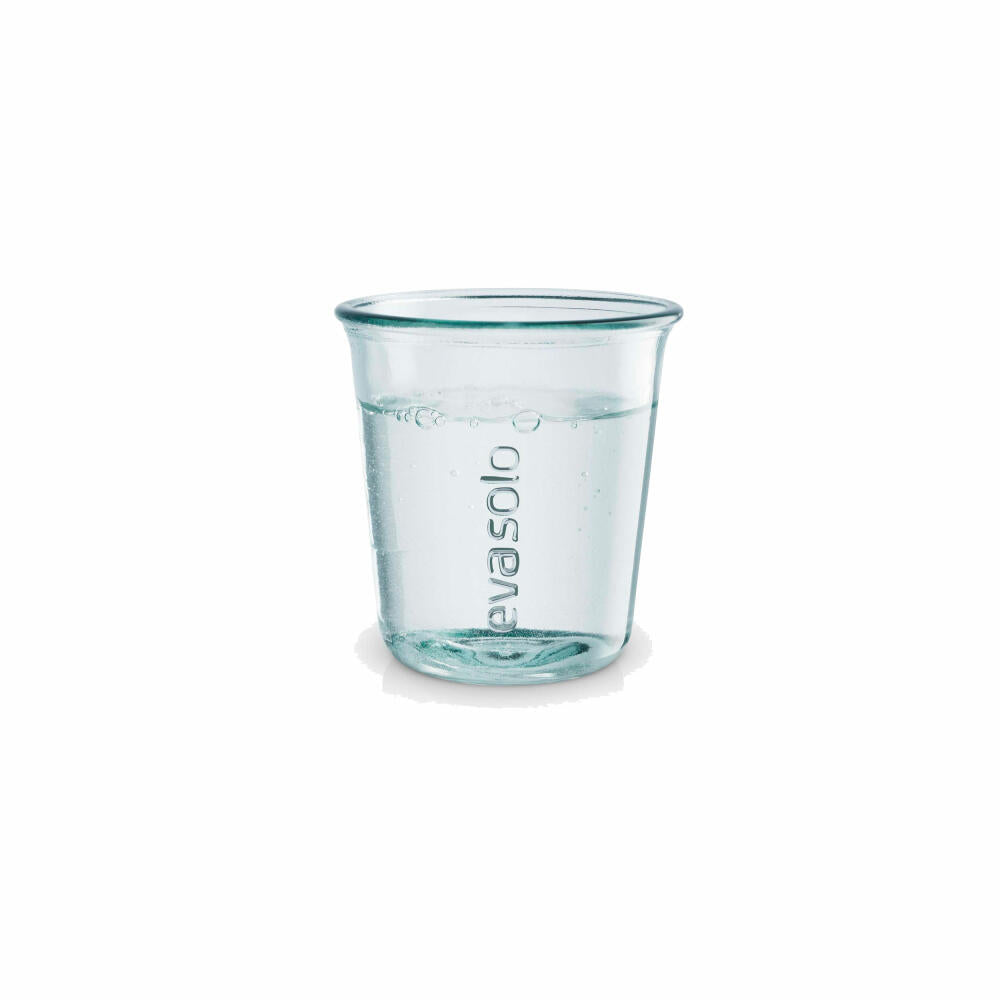 Eva Solo Recycled Trinkgläser 4er Set, Wasserglas, Tumbler Glas, Becher, Recyclingglas, Transparent, 250 ml, 541047