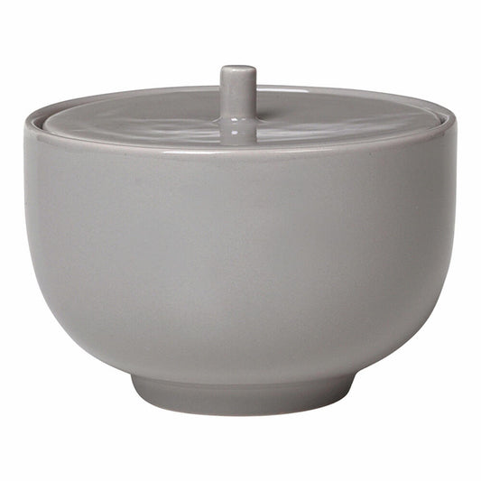 Blomus RO Zuckerdose, Zuckerdöschen, Dose, Zuckerbehälter, Porzellan, Mourning Dove, 64031