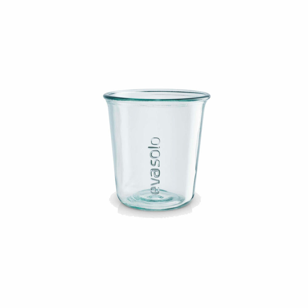 Eva Solo Recycled Trinkgläser 4er Set, Wasserglas, Tumbler Glas, Becher, Recyclingglas, Transparent, 250 ml, 541047