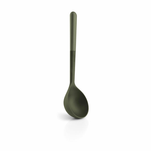 Eva Solo Green tool Schöpflöffel, Schöpfkelle, Suppenkelle, Kelle, Suppenlöffel, Kunststoff / Silikon, Grün, 29.4 cm, 531535