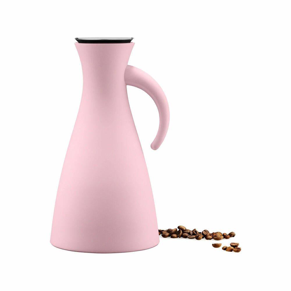 Eva Solo Insulated Jug Rose Quartz, Coffee Pot, Teapot, Jug, Stainless Steel, Glass, Plastic, Pink, 1 L, 502833
