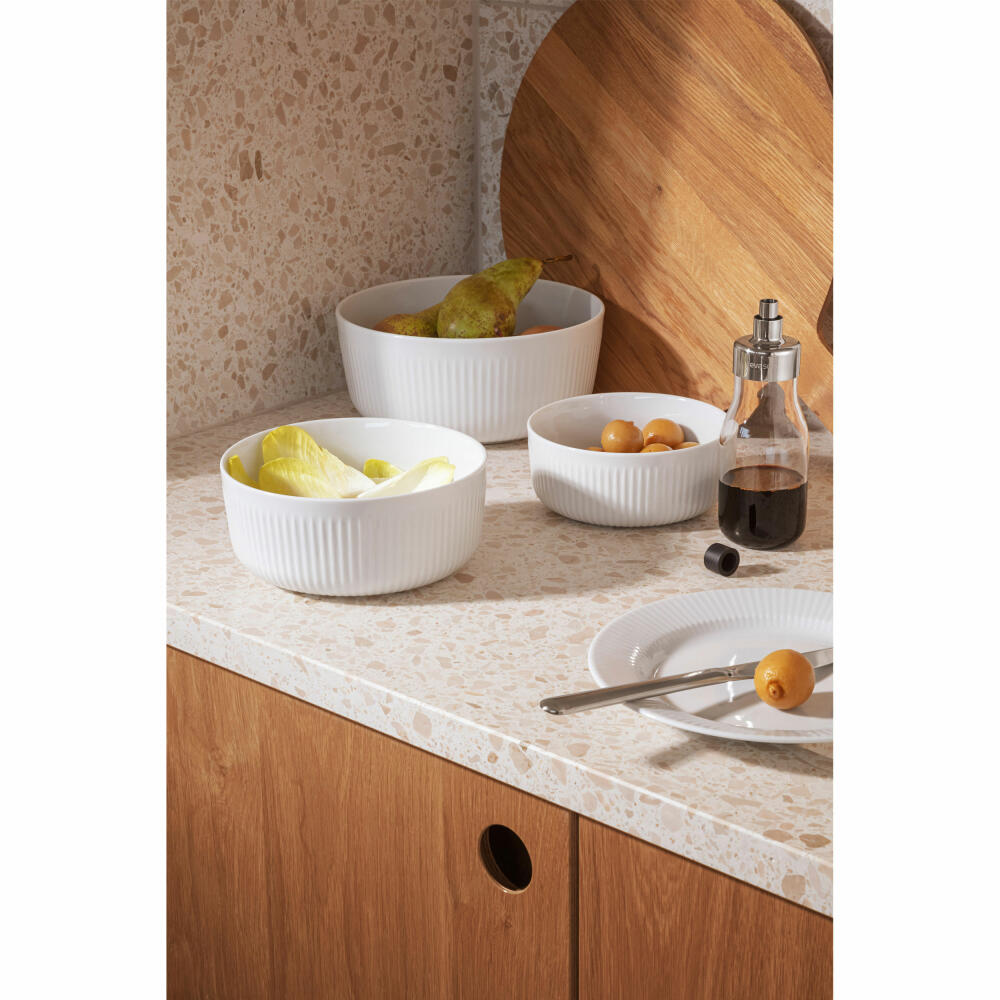 Eva Solo Legio Nova Schale White, Schüssel, Salatschüssel, Porzellan, Weiß, 1 L, Ø 16 cm, 887411