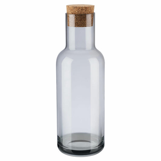 Blomus FUUM water carafe, carafe, water jug, jug, colored glass, smoke, 1 L, 63935