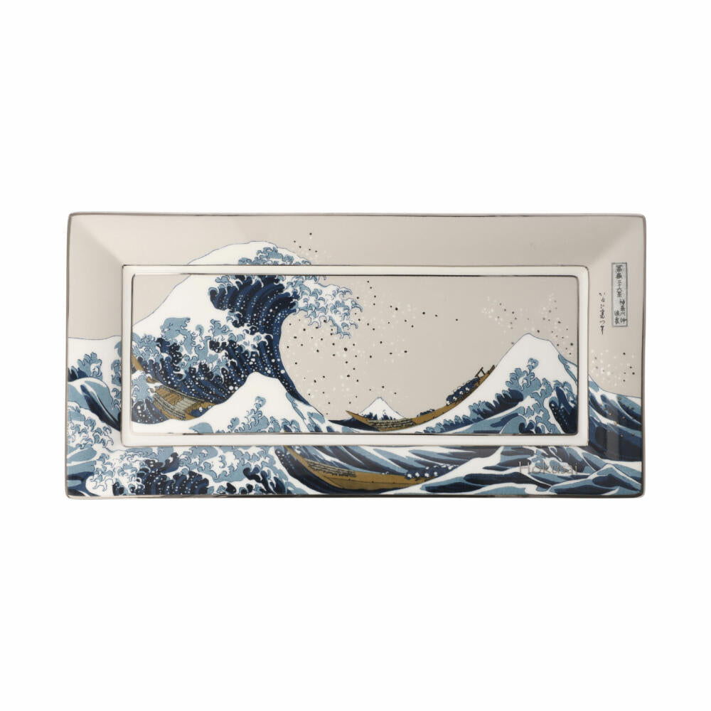 Goebel Schale Katsushika Hokusai - Die große Welle, New Bone China, Bunt, 24 x 12 cm, 67062501
