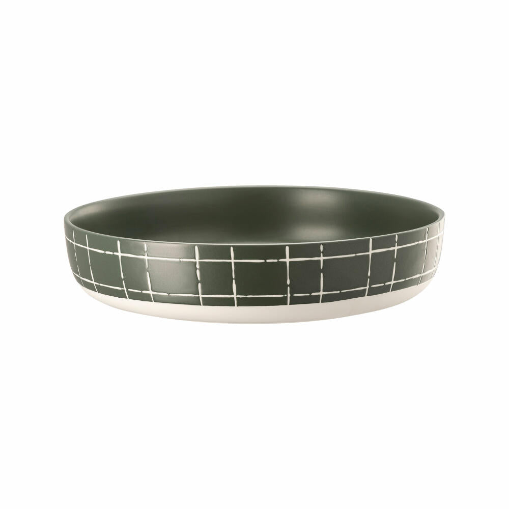 Thomas Schale Fun Karo Dark, Schüssel, Porzellan, Grün, 28 cm, 11910-402002-15228