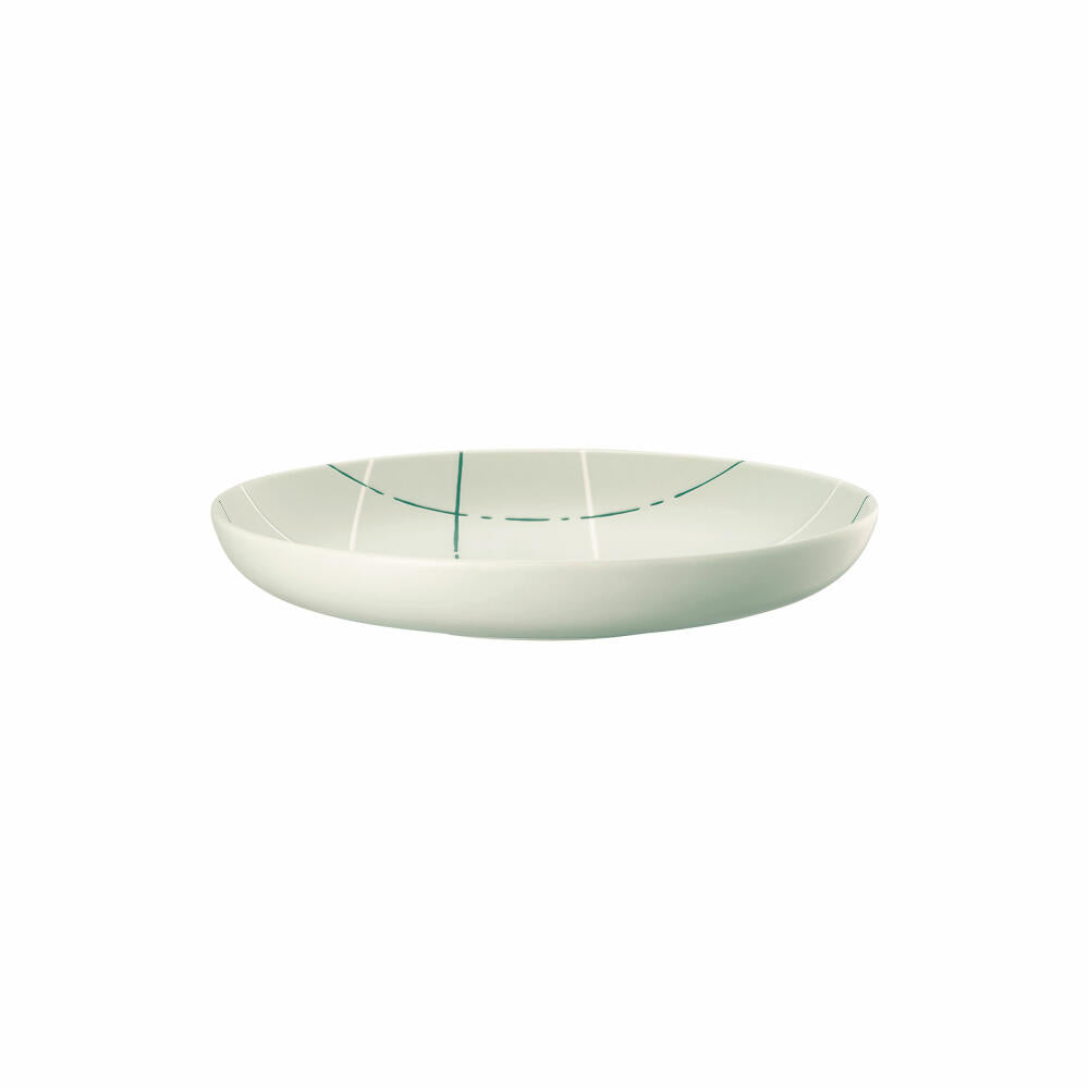 Thomas Teller Fun Karo Light tief, Porzellan, Grau, 23 cm, 11910-402001-10353