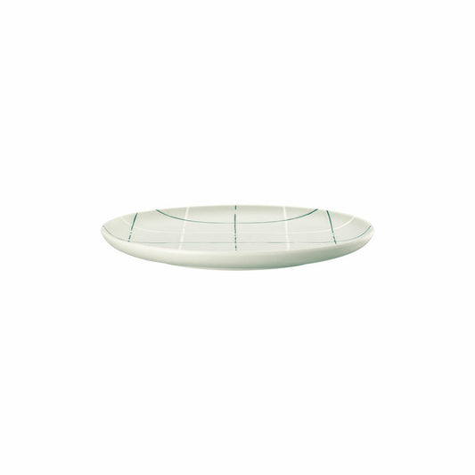 Thomas Teller Fun Karo Light flach, Porzellan, Grau, 22 cm, 11910-402001-10862