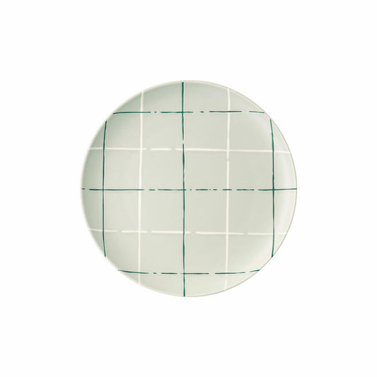 Thomas Teller Fun Karo Light flach, Porzellan, Grau, 22 cm, 11910-402001-10862