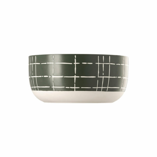 Thomas Schüssel Fun Karo Dark, Schale, Porzellan, Grün, 24 cm, 11910-402002-13324