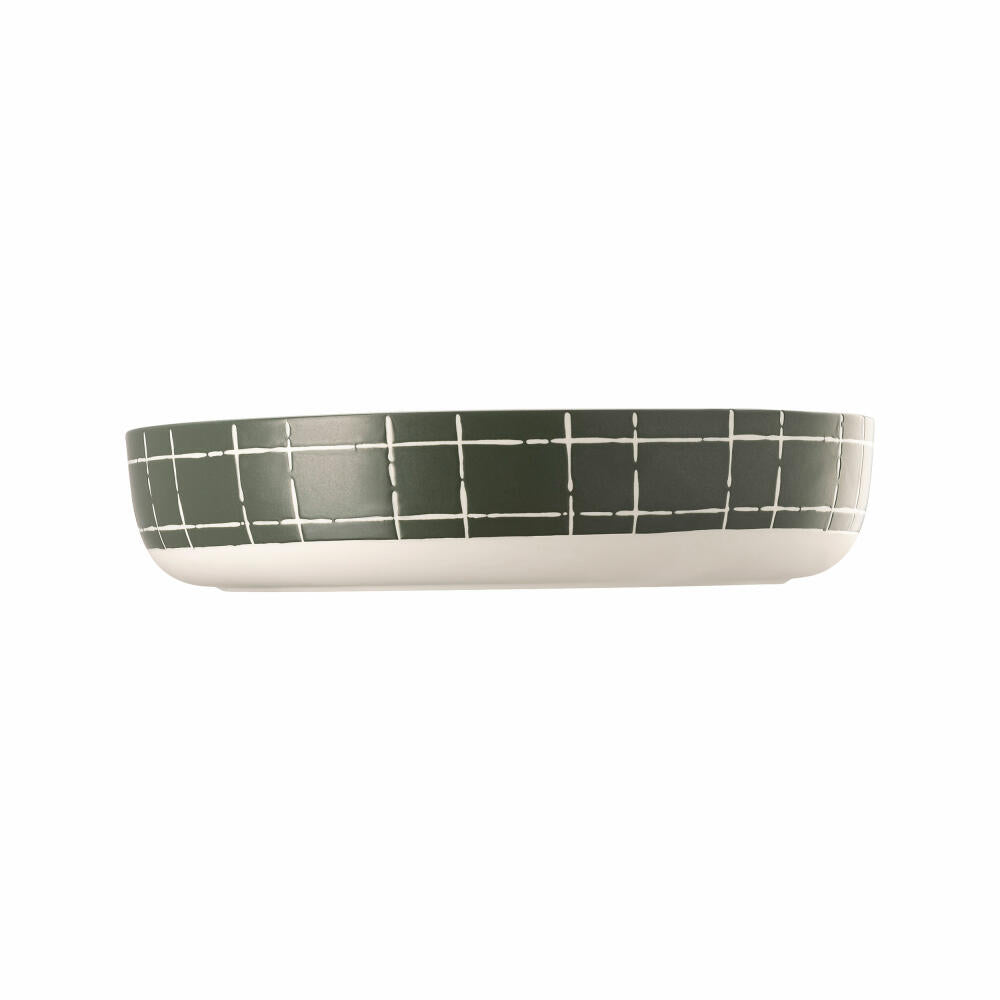 Thomas Schale Fun Karo Dark, Schüssel, Porzellan, Grün, 28 cm, 11910-402002-15228