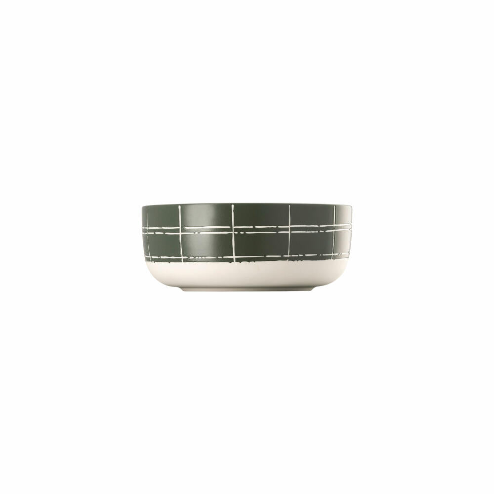 Thomas Müslischale Fun Karo Dark, Porzellan, Grün, 15 cm, 11910-402002-15455