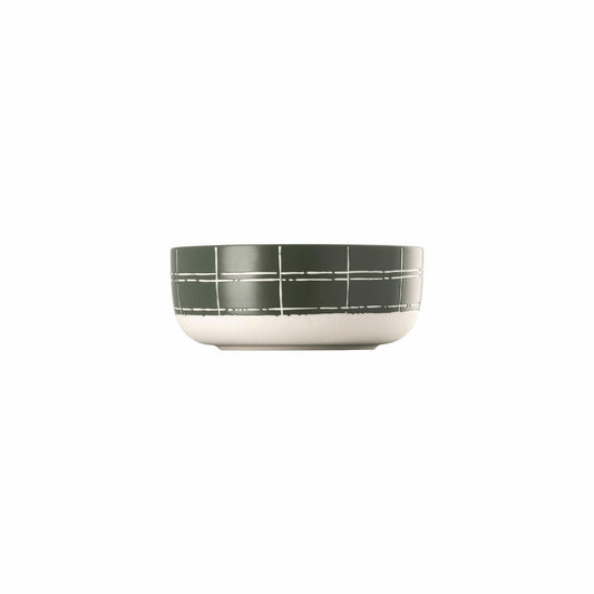 Thomas Müslischale Fun Karo Dark, Porzellan, Grün, 15 cm, 11910-402002-15455
