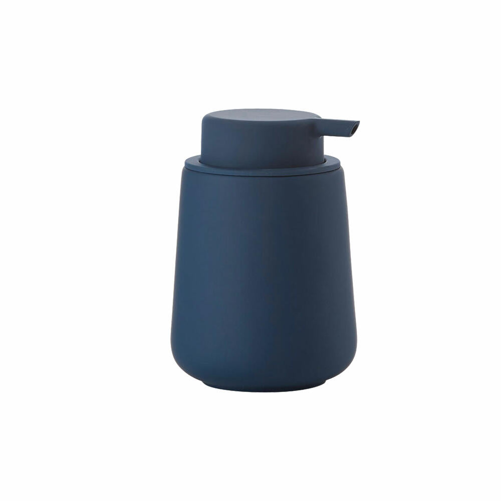 Zone Denmark Soap Dispenser Nova One, Soap Dispenser, Dosing Dispenser, Stoneware, Royal Blue, 250 ml, 330186