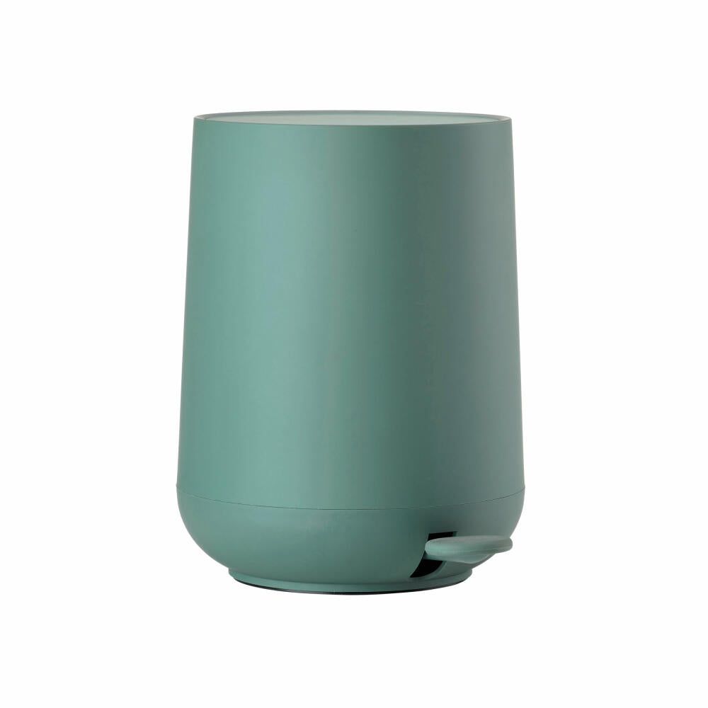 Zone Denmark Pedal Bin Nova, Pedal Bin, Trash can, Cosmetic bin, Bath bin, ABS, Petrol Green, 5 L, 330177