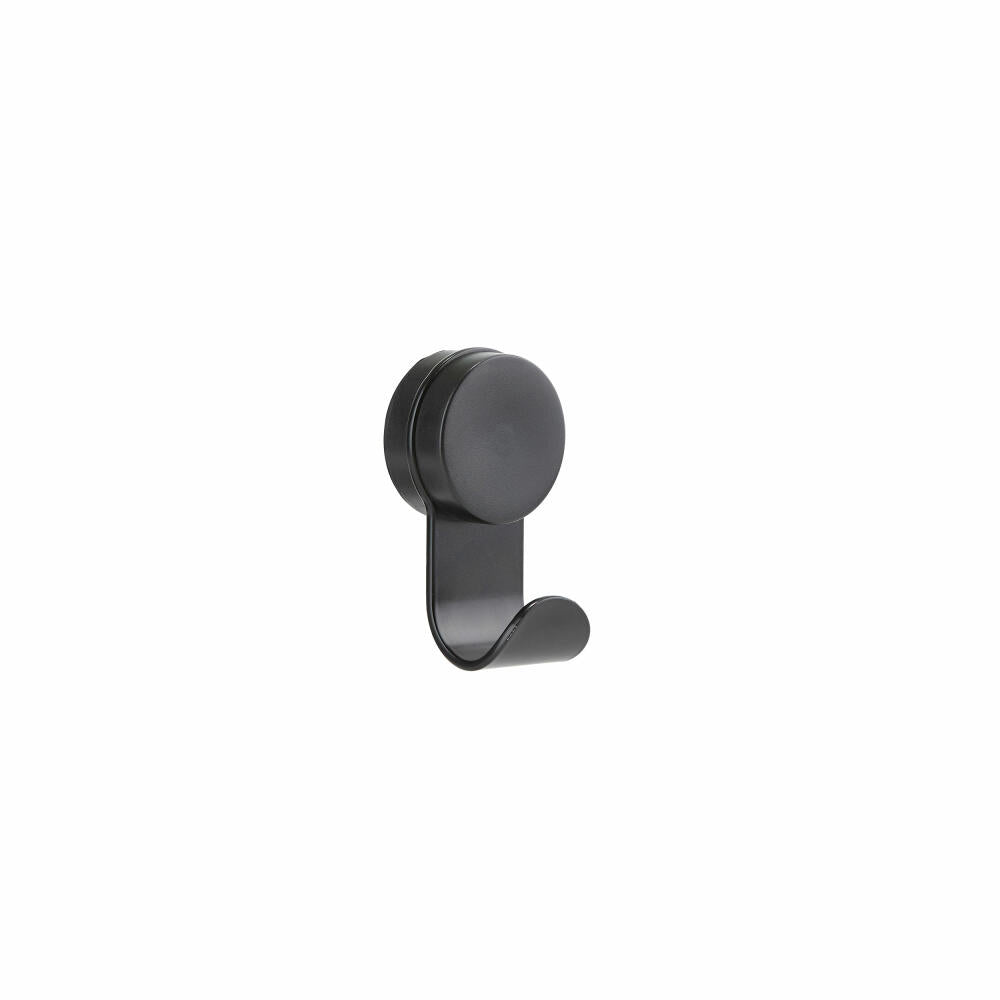 Zone Denmark Hook Puck Hook Single, wall hook, wall coat rack, wall hook, ABS, black, 14 cm, 330253