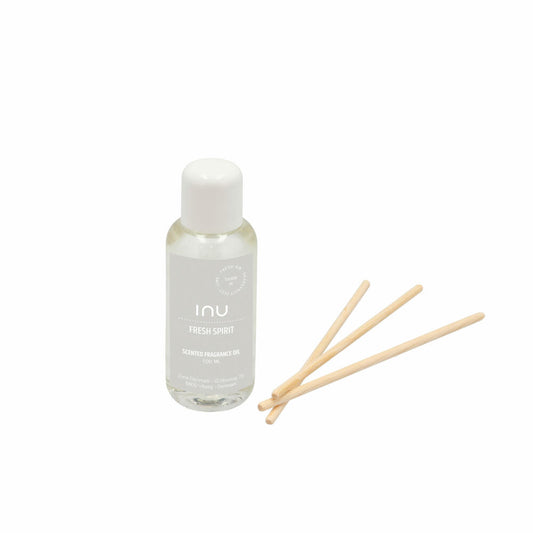 Zone Denmark Fragrance Atomizer Refill Inu Fresh Spirit, Refill Set, Fragrance Diffuser, Fragrance Sticks, 100 ml, 23940