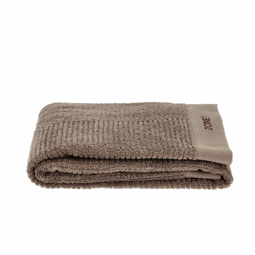 Zone Denmark Bath Towel Classic, Bath Towel, Beach Towel, Hand Towel, Cotton, Taupe, 140 x 70 cm, 26442